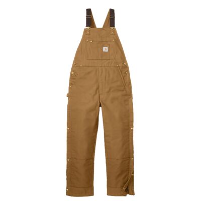 Short Firm Duck Insulated Bib Overalls Thumbnail