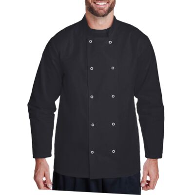 Unisex Ten Studded Front Chef Coat Thumbnail