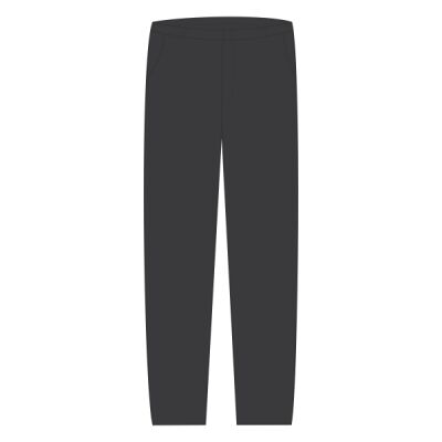 Men's Plain Front Casual Cotton Pants Thumbnail