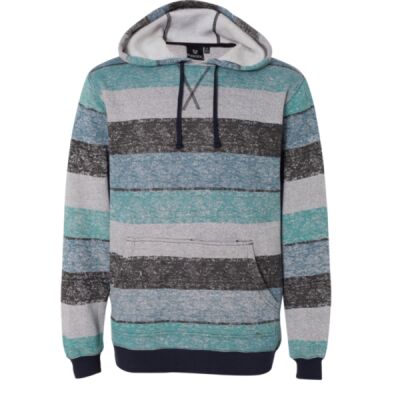 Men's Printed Stripes Fleece Sweatshirt Thumbnail