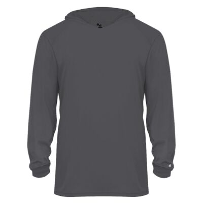 Youth B-Core Long Sleeve Hooded T-Shirt Thumbnail