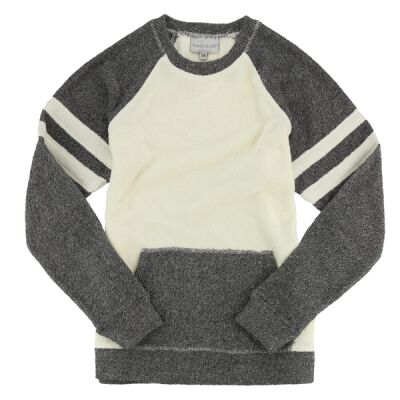 Women's Cozy Contrast Fleece Crewneck Pullover Thumbnail