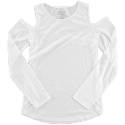 Women's Cold Shoulder Long Sleeve T-Shirt Thumbnail