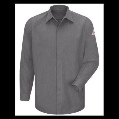 Men's Tall Concealed-Gripper Pocketless Long Sleeve Shirt - CoolTouch® 2 Thumbnail