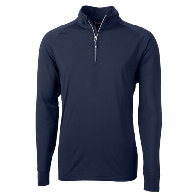 Cutter & Buck Adapt Eco Knit Stretch Recycled Mens Big and Tall Quarter Zip Pullover Thumbnail