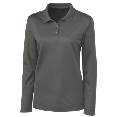 Clique Spin Eco Performance Pique Long Sleeve Womens Polo Thumbnail