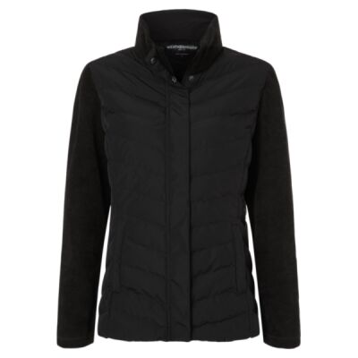 Women's Mixed Media Chevron Jacket Thumbnail