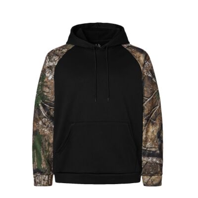 Unisex Realtree® Performance Colorblocked Hooded Sweatshirt Thumbnail