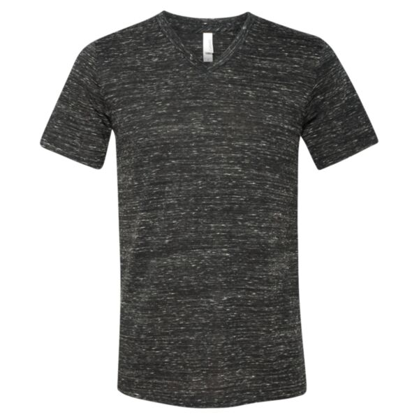 Unisex Textured Jersey V-Neck Tee Thumbnail