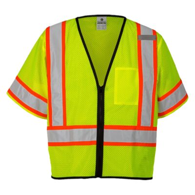 Unisex Class 3 Mesh Zippered Vest Thumbnail